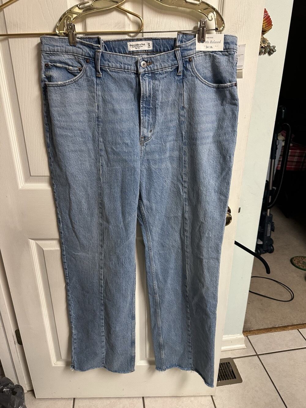 Abercrombie Fitch Jeans Womens 34 18 The 90s Relaxed Jean High Rise